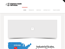Tablet Screenshot of expressscale.com